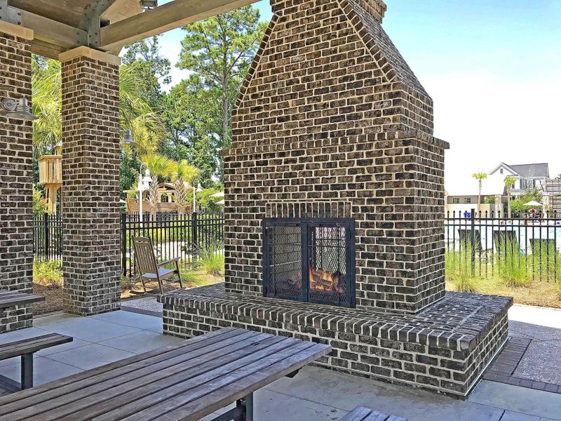 Front exterior of a new home in Carolina Park: Riverside, Mount Pleasant, SC, highlighting curb appeal (Image 30). Front exterior of a new home in Carolina Park: Riverside, Mount Pleasant, SC, highlighting curb appeal (Image 30).