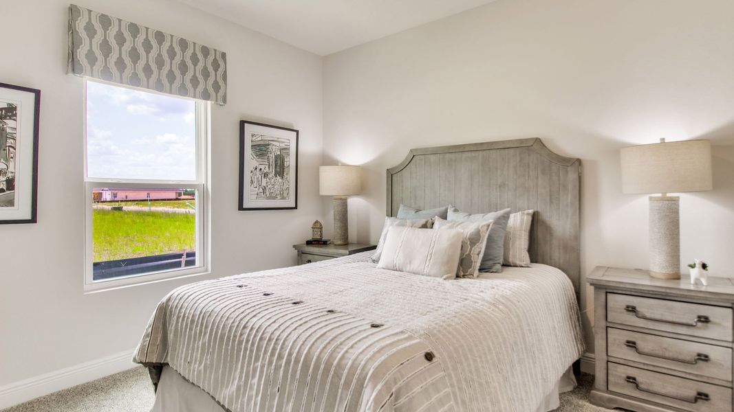 Furnished interior view inside a new home in Ashton Park Phase III, Freeport (Image 30).