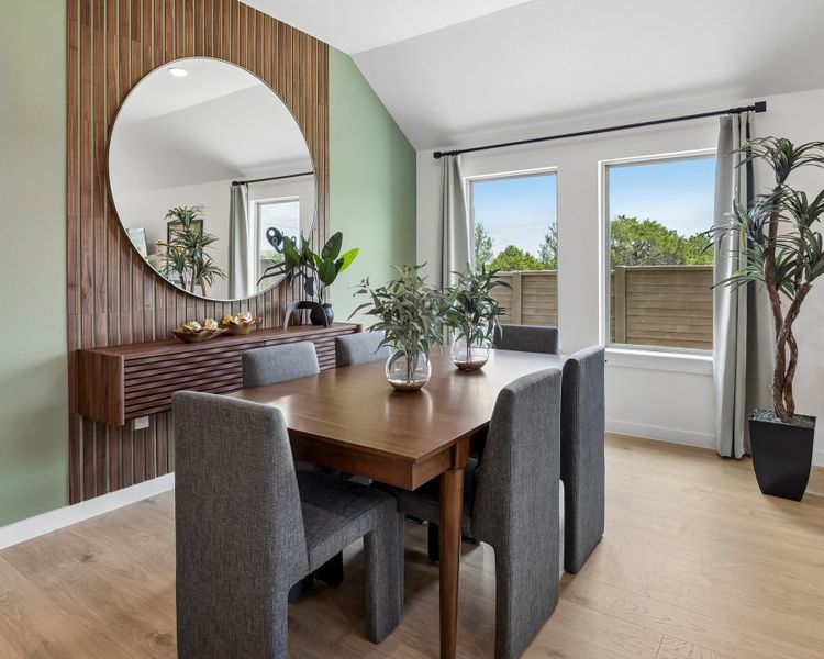 Dining Area in the Pecos home plan by Trophy Signature Homes – REPRESENTATIVE PHOTO