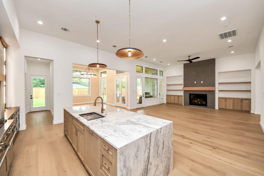 Furnished interior view inside a new home in , Houston (Image 3).
