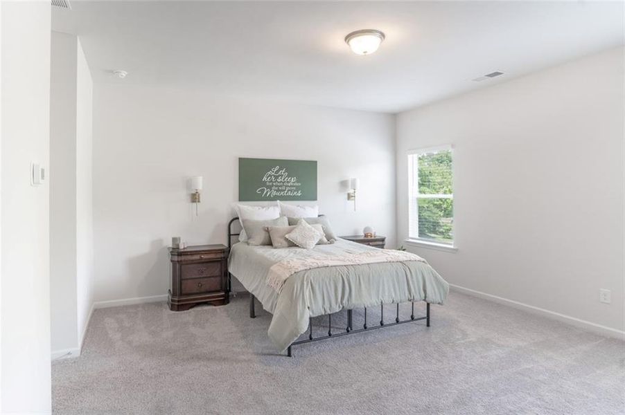 Furnished interior view inside a new home in Ellison Square, Sugar Hill (Image 12). Furnished interior view inside a new home in Ellison Square, Sugar Hill (Image 12).