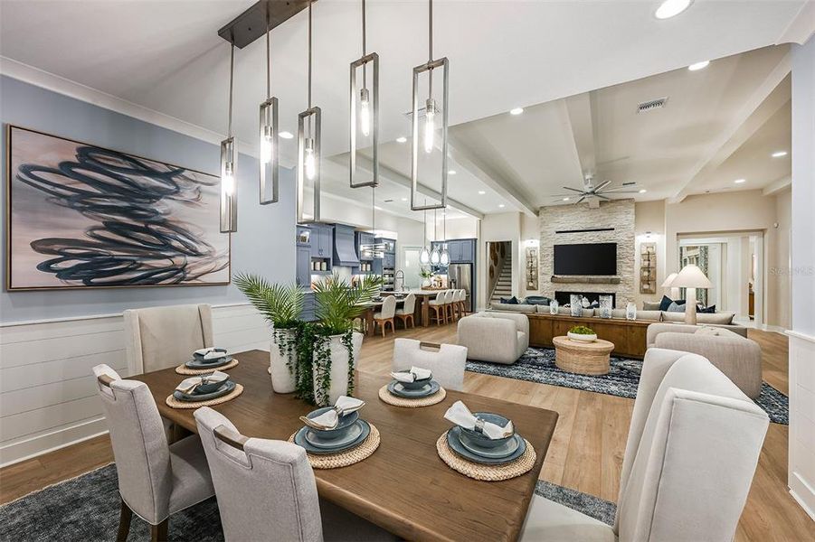 Furnished interior view inside a new home in , Lakewood Ranch (Image 7). Furnished interior view inside a new home in , Lakewood Ranch (Image 7).