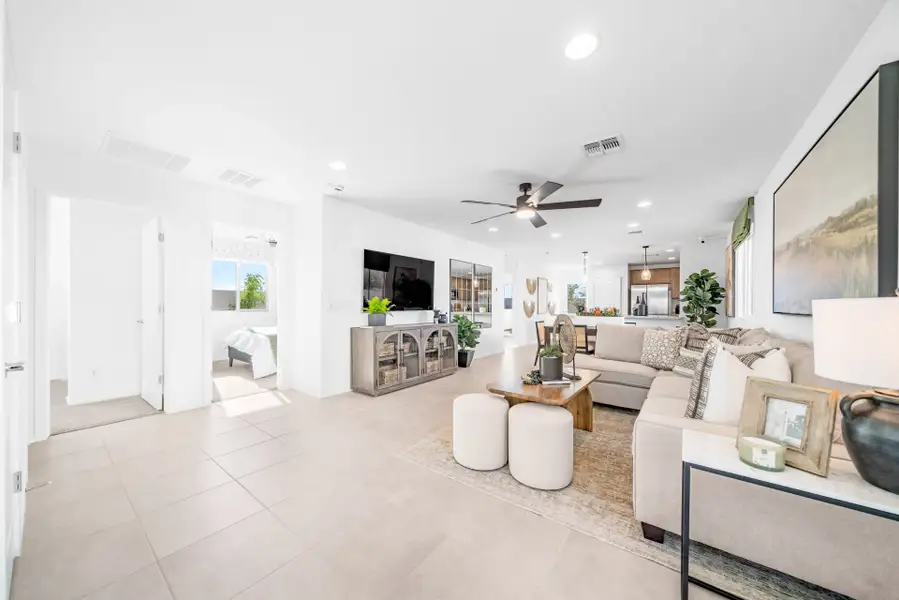 Great Room and Access to Bedrooms | Horizon | Wildera – Crest Series | New Homes in San Tan Valley, AZ by Landsea Homes Great Room and Access to Bedrooms | Horizon | Wildera – Crest Series | New Homes in San Tan Valley, AZ by Landsea Homes