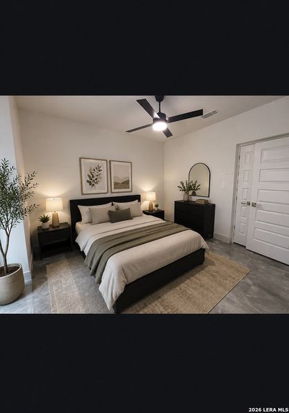 Furnished interior view inside a new home in , San Antonio (Image 8).