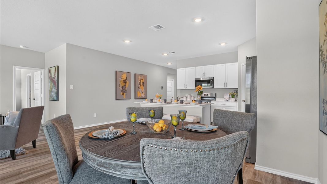 Furnished interior view inside a new home in Townes Landing, Fort Worth (Image 16).