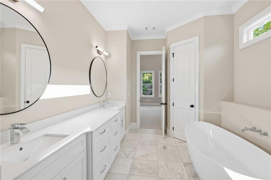 Furnished interior view inside a new home in , Powder Springs (Image 12).