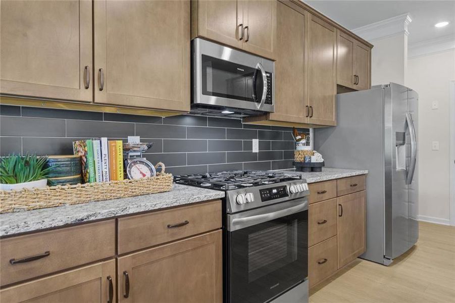 Furnished interior view inside a new home in Allen Manor, Hoschton (Image 34).