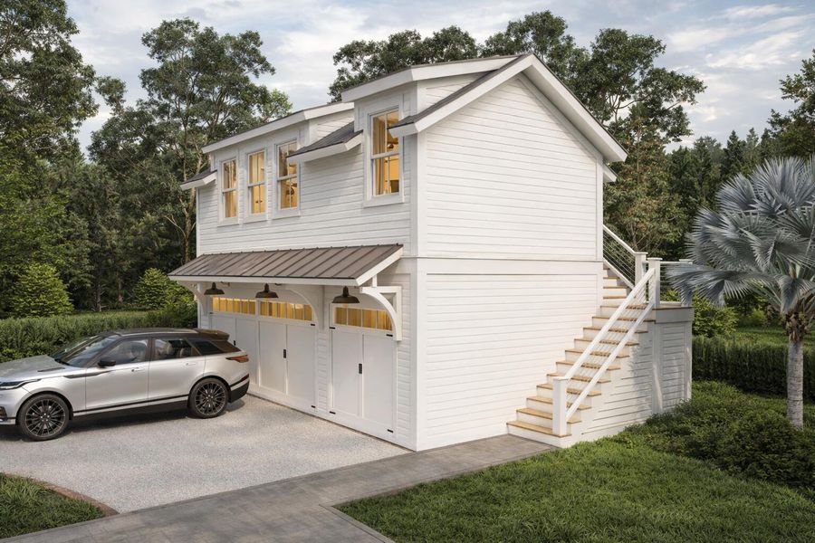 Front exterior of a new home in , Mount Pleasant, SC, highlighting curb appeal (Image 7).