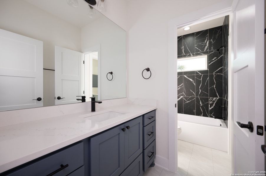 Furnished interior view inside a new home in , New Braunfels (Image 13).