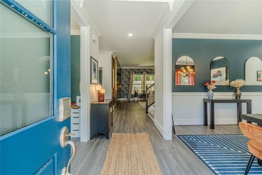 Furnished interior view inside a new home in , Snellville (Image 8).