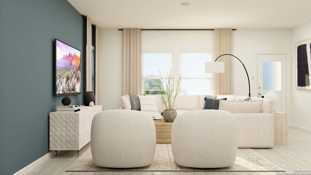 Furnished interior view inside a new home in , Corpus Christi (Image 16).