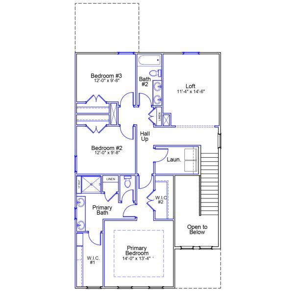 2D floor plan layout of this home in Sweetbrier, Durham, NC (Image 3). 2D floor plan layout of this home in Sweetbrier, Durham, NC (Image 3).