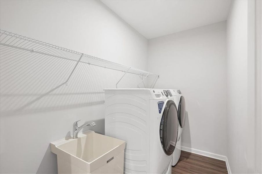 Close-up of interior finishes inside a home in Enclave at Edgewater, Holly Springs (Image 20).