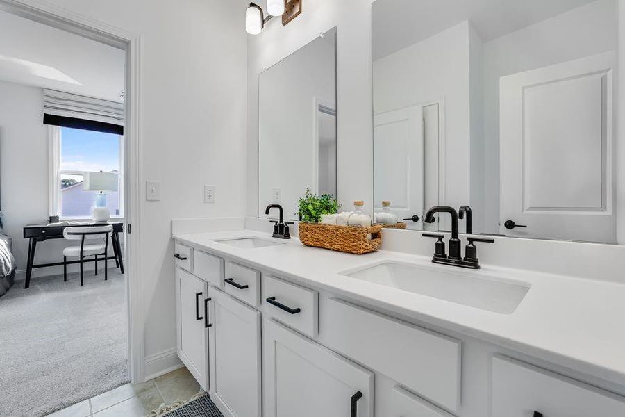 Furnished interior view inside a new home in Reserve at Hickory Walk, Kennesaw (Image 35).