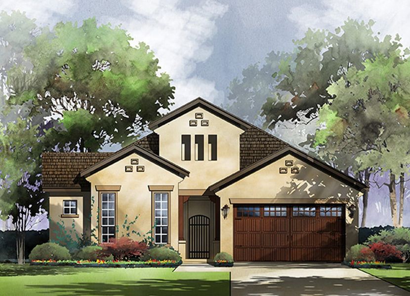 Bordeaux Floor Plan in Ranches at Creekside, Boerne | Sitterle Homes Elevation B Bordeaux Floor Plan in Ranches at Creekside, Boerne | Sitterle Homes Elevation B