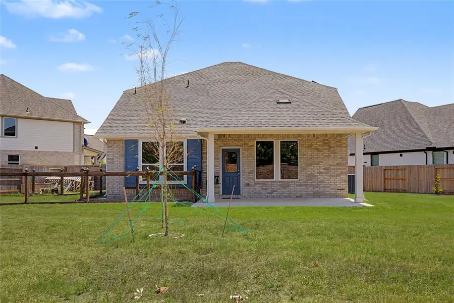 Exterior details and patio area of a home in , Tomball (Image 3). Exterior details and patio area of a home in , Tomball (Image 3).