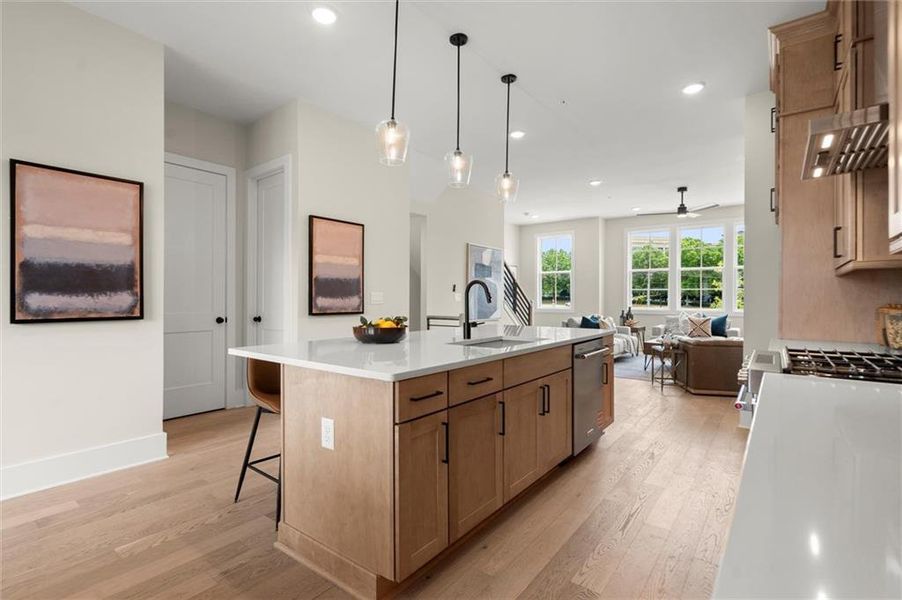 Furnished interior view inside a new home in The Gathering – Alpharetta, Alpharetta (Image 29).