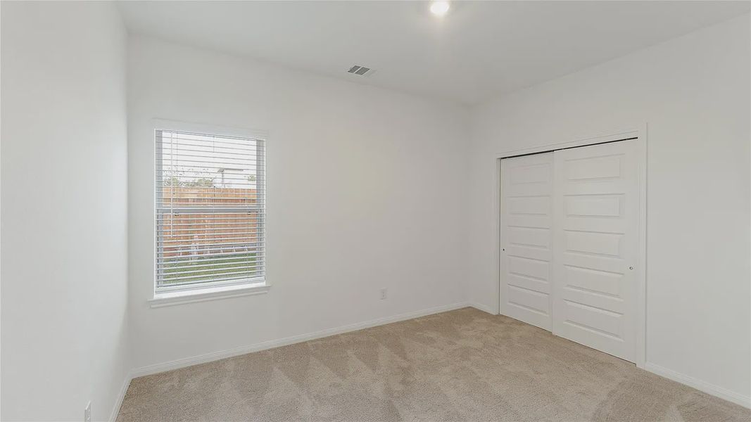 Representative unfurnished interior of a home built from the Rev 2232NC by Saratoga Homes in Aldine Pines, Houston (Image 11). Representative unfurnished interior of a home built from the Rev 2232NC by Saratoga Homes in Aldine Pines, Houston (Image 11).