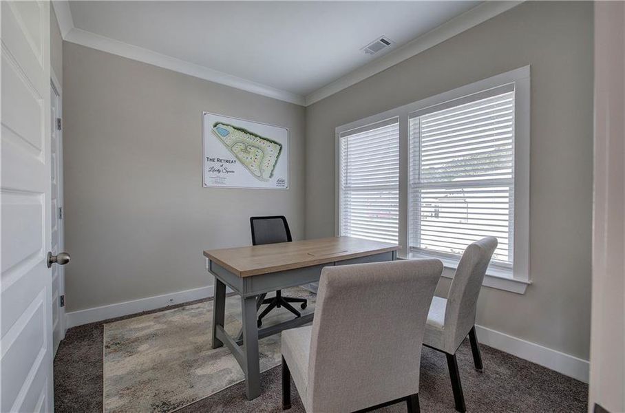 Furnished interior view inside a new home in , Cartersville (Image 7).