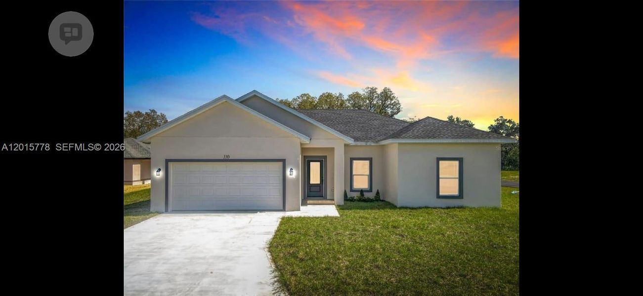 Front exterior of a new home in , Davenport, FL, highlighting curb appeal (Image 1). Front exterior of a new home in , Davenport, FL, highlighting curb appeal (Image 1).