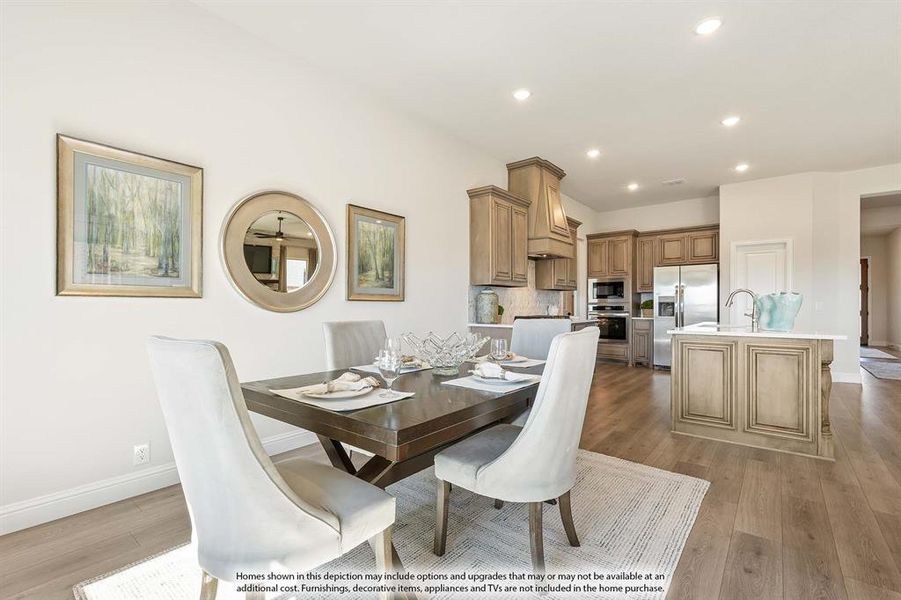 Furnished interior view inside a new home in Parks at Panchasarp Farms, Burleson (Image 24).