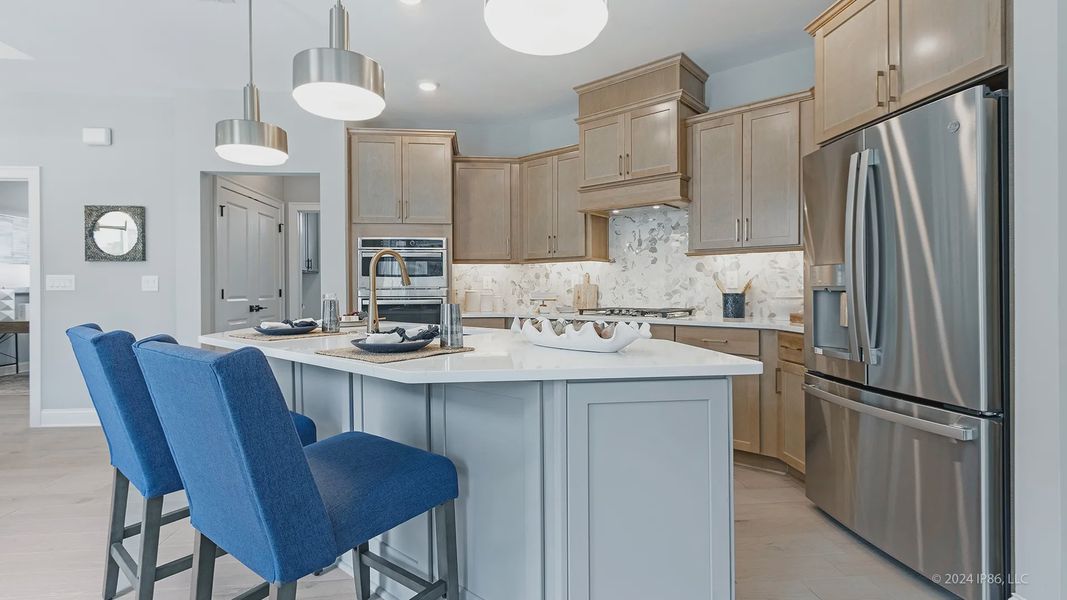 Representative furnished interior of a home built from the Portico by Epcon Communities in The Courtyards at Bailey Farms, Dacula (Image 43).