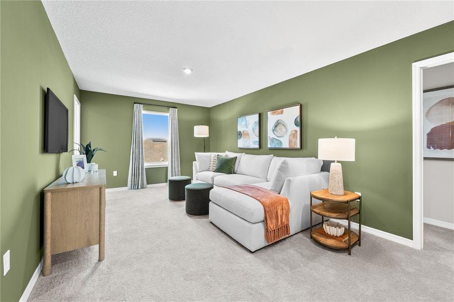 Furnished interior view inside a new home in Oakfield Trails, Parrish (Image 39). Furnished interior view inside a new home in Oakfield Trails, Parrish (Image 39).