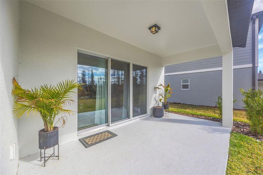 Exterior details and patio area of a home in , Zephyrhills (Image 29).