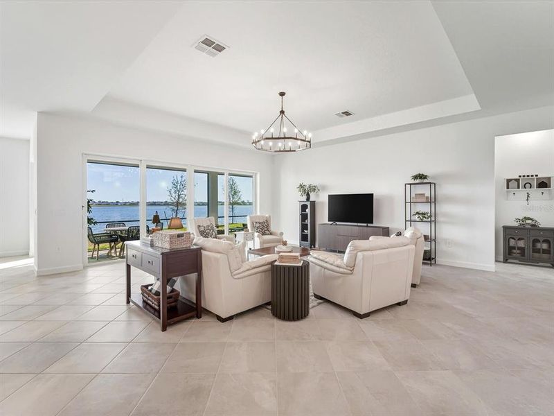 Furnished interior view inside a new home in , Englewood (Image 37).