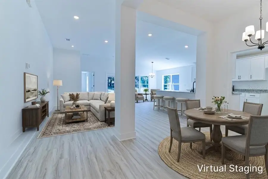 Furnished interior view inside a new home in Briarwood, Alachua (Image 3).