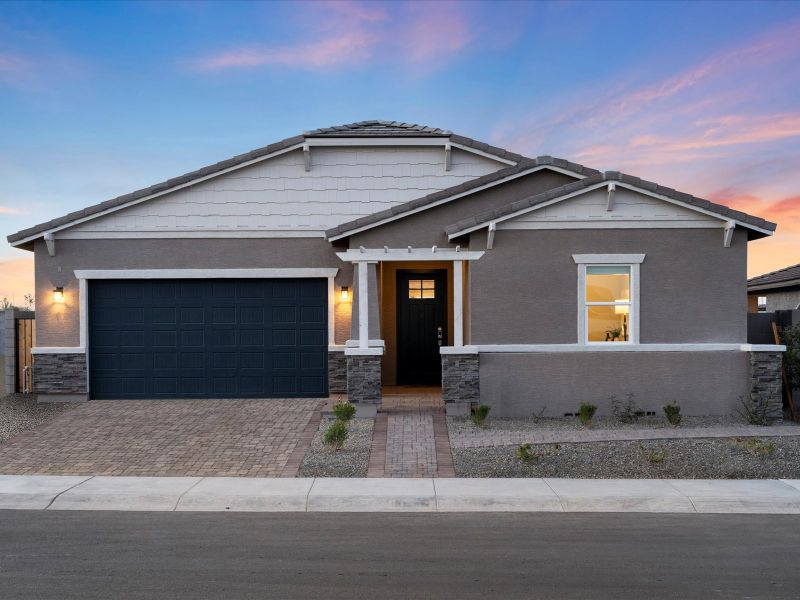 Exterior Shot of Lennon Floorplan at Abel Ranch