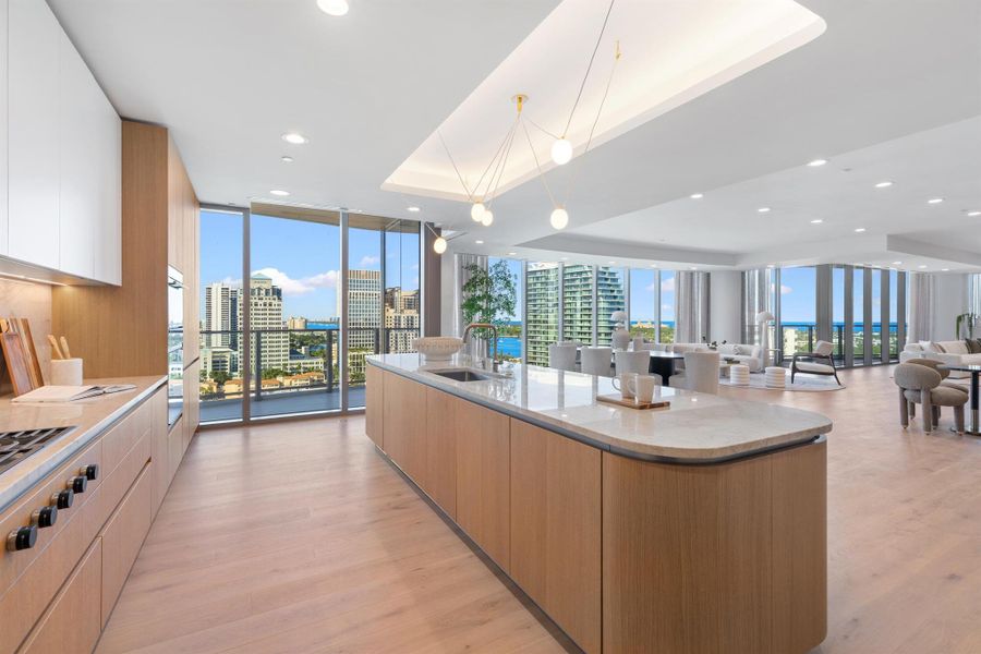 Furnished interior view inside a new home in , West Palm Beach (Image 30).