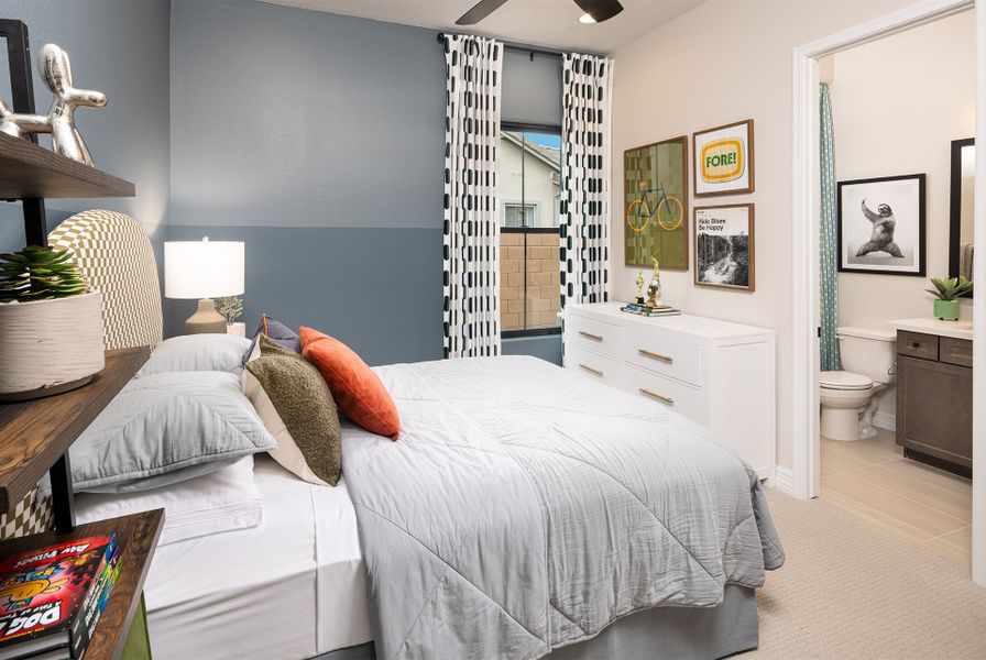 Representative furnished interior of a home built from the Heron by Taylor Morrison in Verdin Odyssey Collection, Phoenix (Image 14).