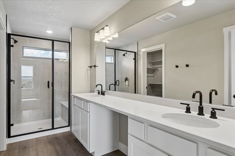 Furnished interior view inside a new home in Trails at Aspen Ridge-3, Colorado Springs (Image 7).