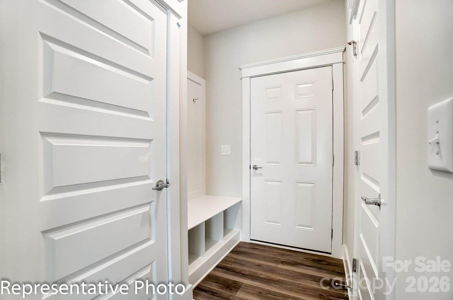 Mud room with optional drop zone Mud room with optional drop zone