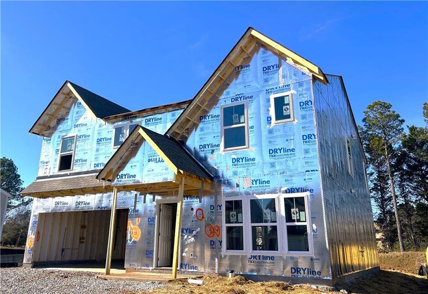 In-progress construction of a new home in Cherry Glen, Euharlee, GA (Image 4).