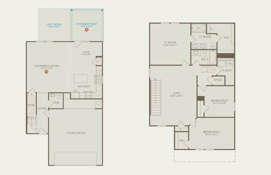 2D floor plan layout of this home in Grand Arbor, Blythewood, SC (Image 5). 2D floor plan layout of this home in Grand Arbor, Blythewood, SC (Image 5).