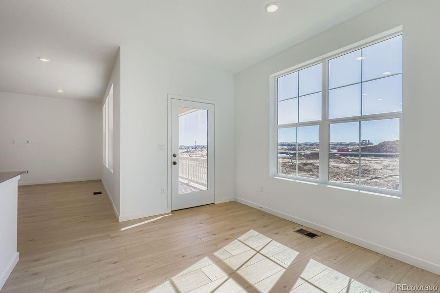 Spacious, unfurnished interior of a new home in Parterre: Paired Homes, Thornton (Image 7). Spacious, unfurnished interior of a new home in Parterre: Paired Homes, Thornton (Image 7).