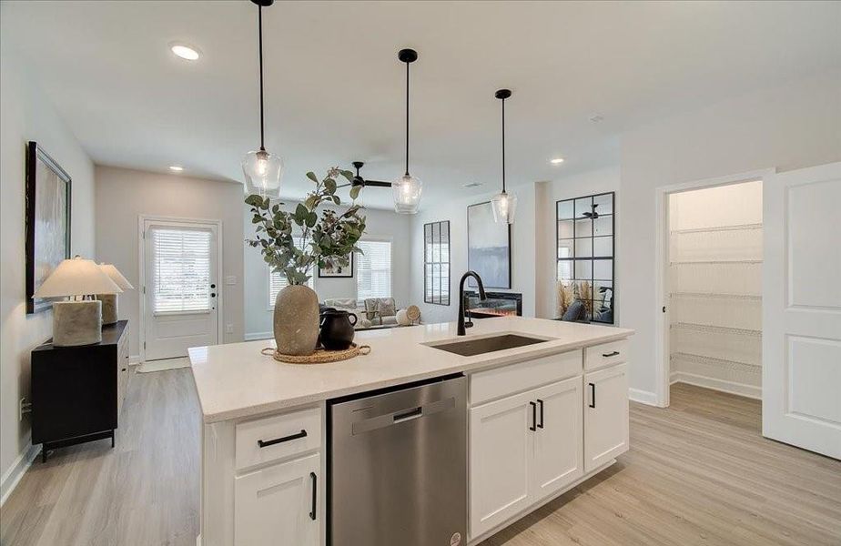 Furnished interior view inside a new home in East Park Village, Kennesaw (Image 23). Furnished interior view inside a new home in East Park Village, Kennesaw (Image 23).
