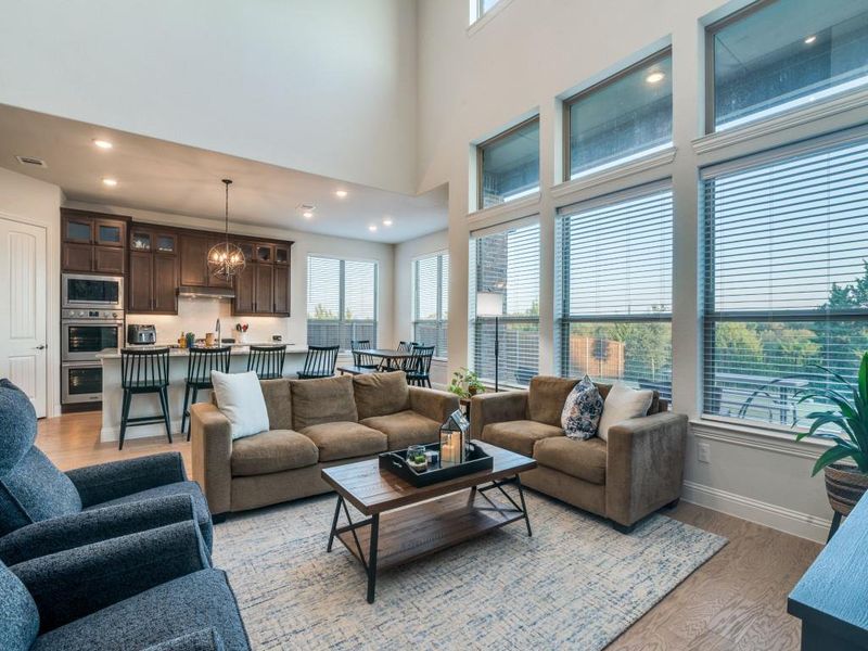 Furnished interior view inside a new home in , Wylie (Image 14). Furnished interior view inside a new home in , Wylie (Image 14).