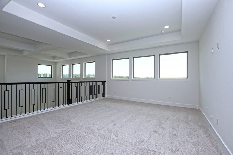 Representative unfurnished interior of a home built from the Topaz II by Giddens Homes in Riverstone, Georgetown (Image 119).