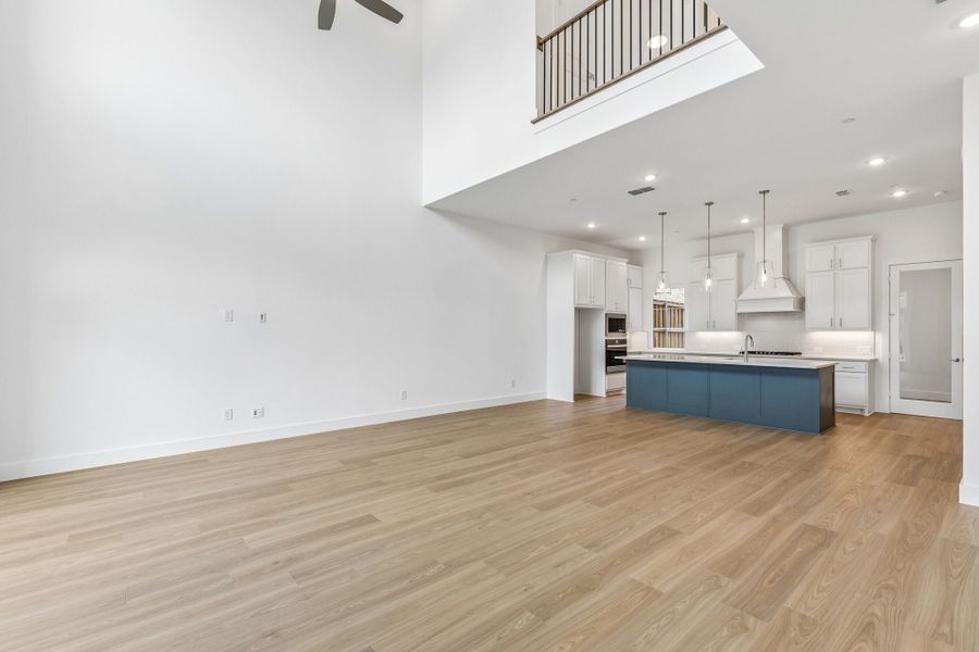 Spacious, unfurnished interior of a new home in Newman Village Townhomes, Frisco (Image 18). Spacious, unfurnished interior of a new home in Newman Village Townhomes, Frisco (Image 18).