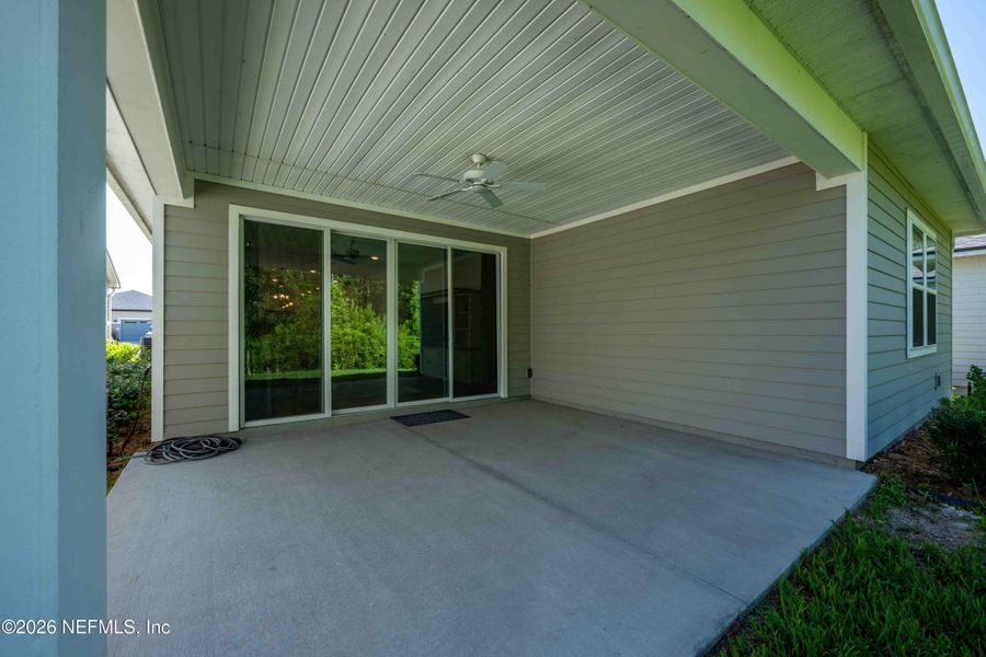 Exterior details and patio area of a home in Tributary, Yulee (Image 28). Exterior details and patio area of a home in Tributary, Yulee (Image 28).