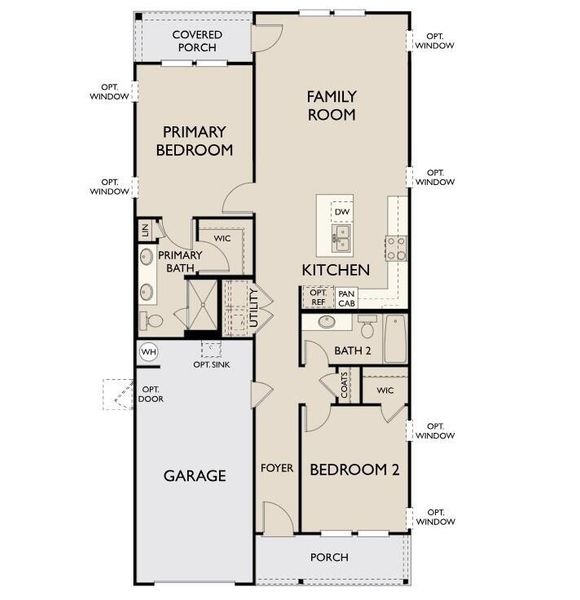 2D floor plan layout of this home in , Ravenel, SC (Image 1).