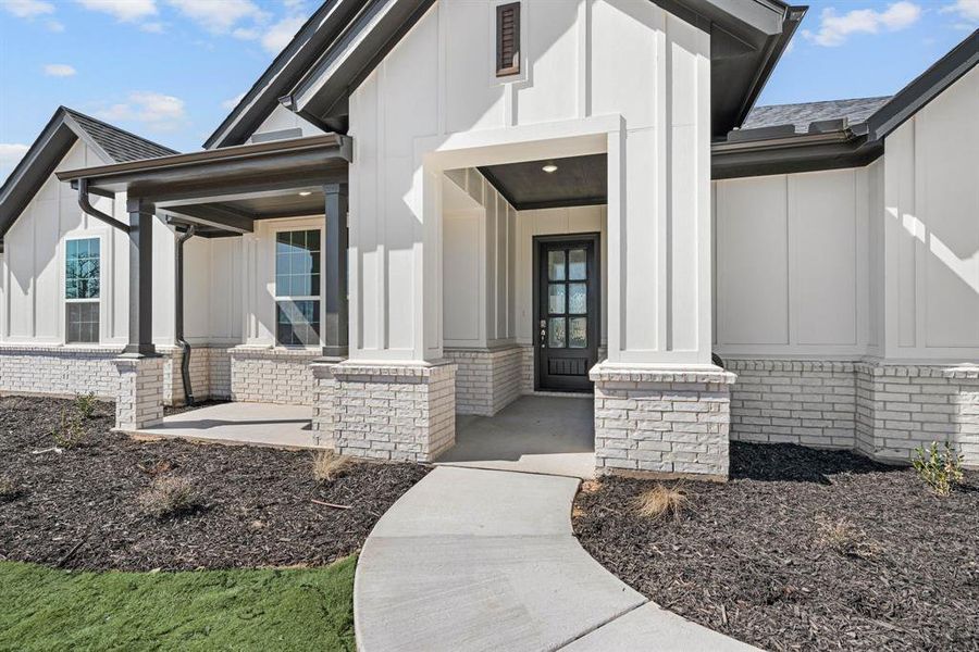 Exterior details and patio area of a home in Saddleback Estates, Boyd (Image 27). Exterior details and patio area of a home in Saddleback Estates, Boyd (Image 27).