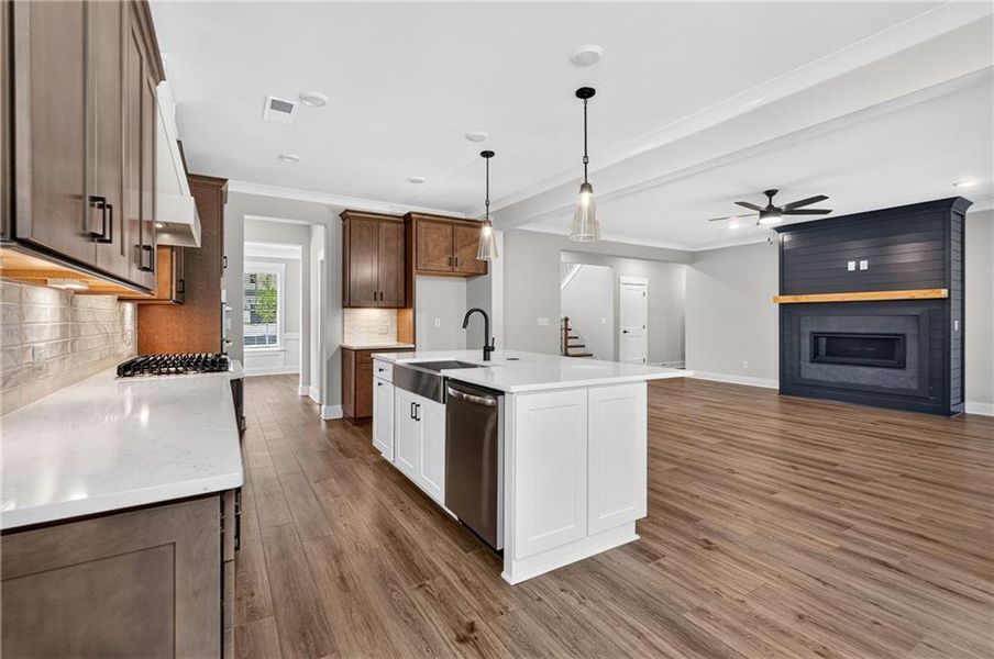 Furnished interior view inside a new home in Arbor West, Dawsonville (Image 14).