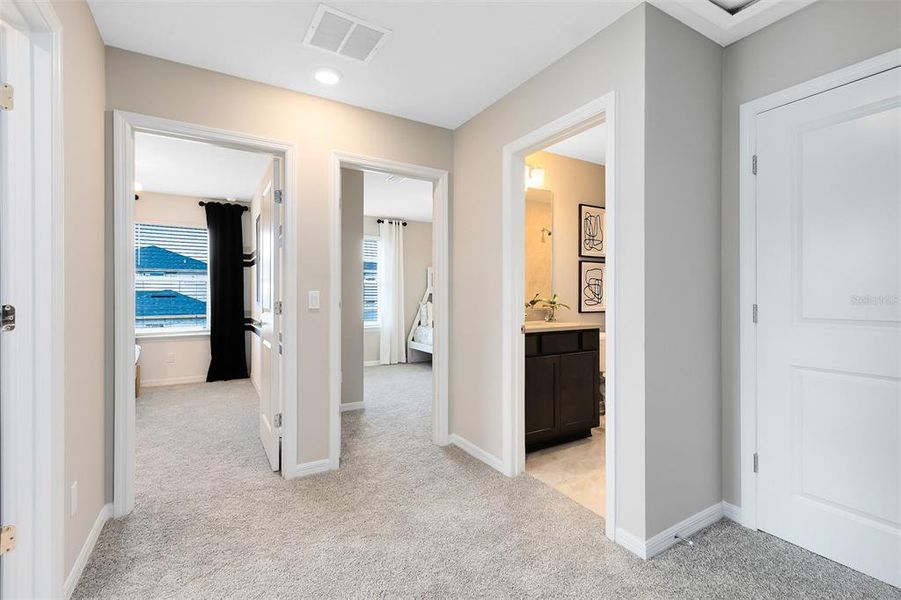Furnished interior view inside a new home in EverBe, Orlando (Image 23).