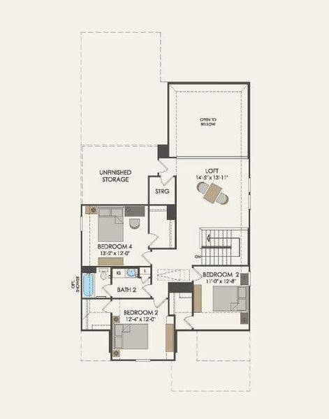 Pulte Homes, Riverdale floor plan