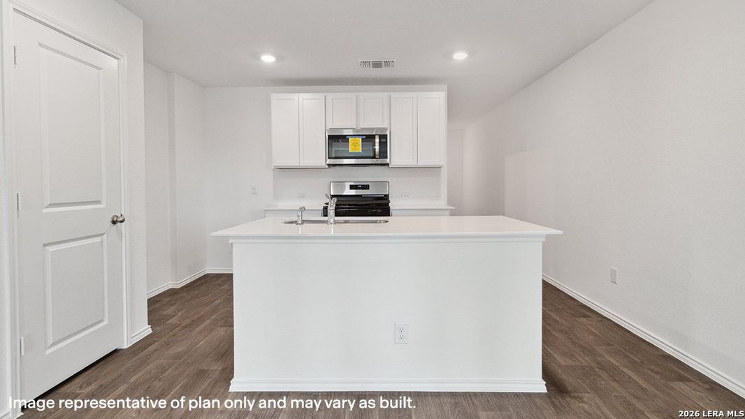 Furnished interior view inside a new home in Hickory Ridge, Elmendorf (Image 10).