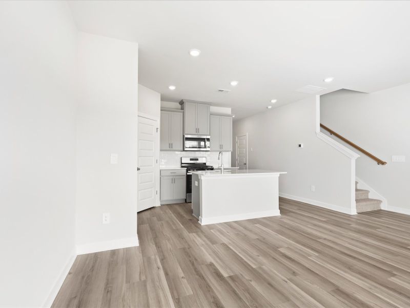 Furnished interior view inside a new home in Valentine Townes, Greer (Image 5).